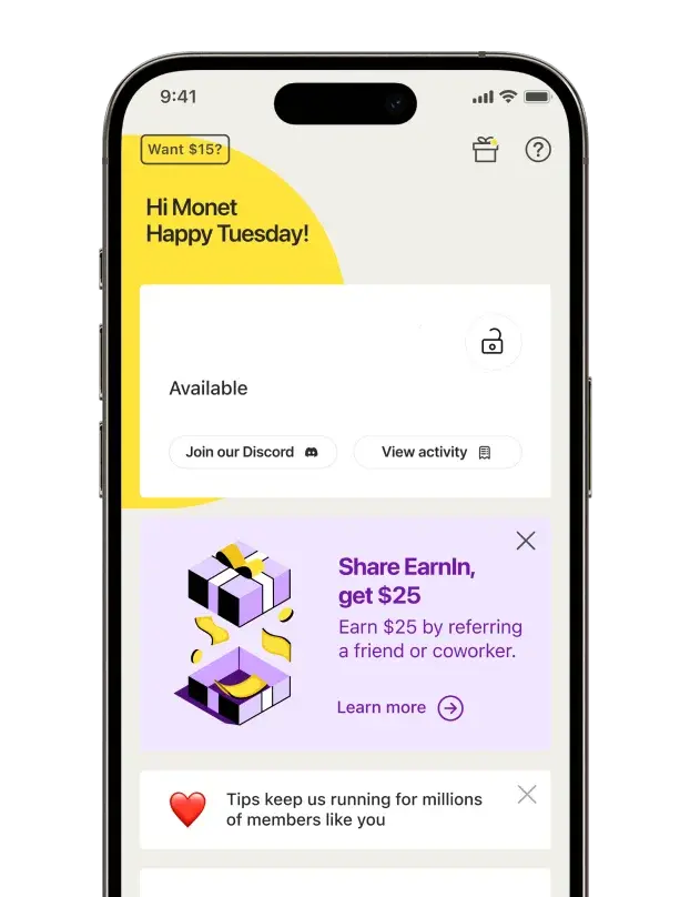 EarnIn app