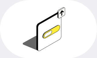 Credit score meter illustration